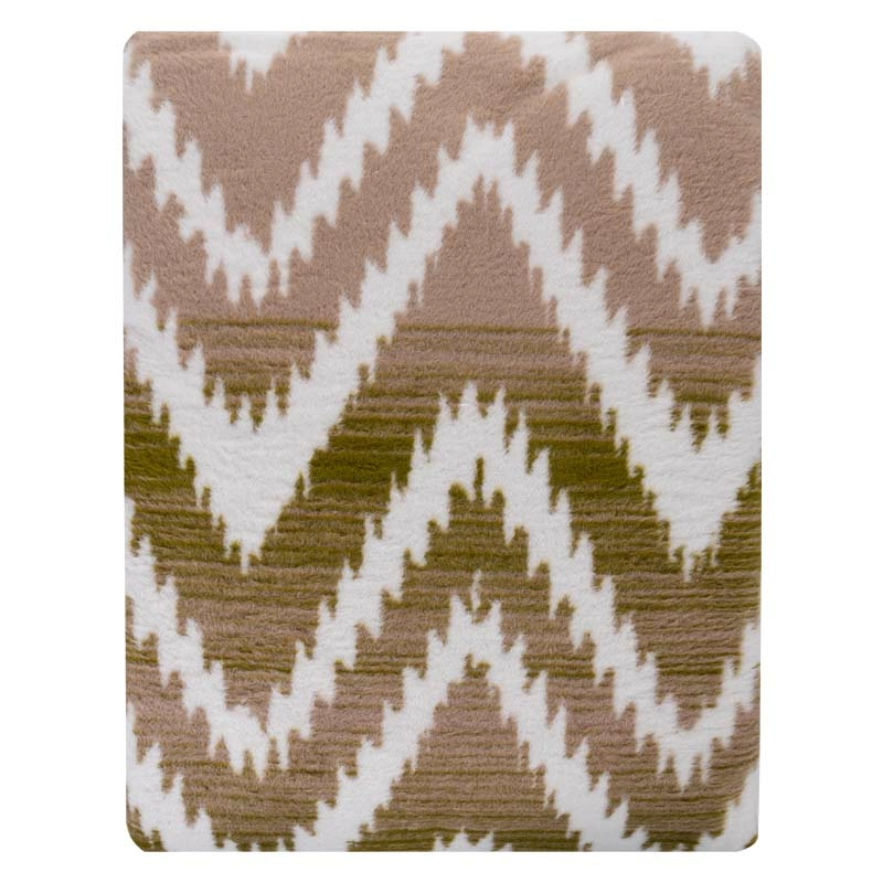 2 Плед 200x220см Pappel Cotton, красный с бежевым фото 5