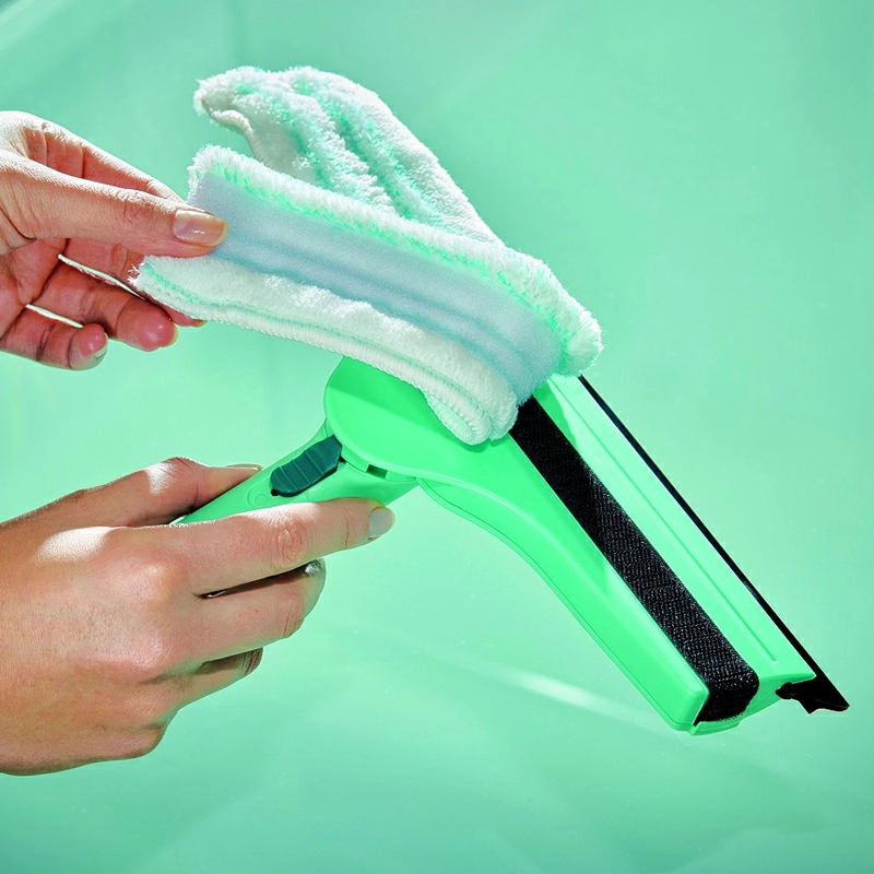 Щетка Leifheit W&F Cleaner L micro duo для мытья окон, 32см фото 4