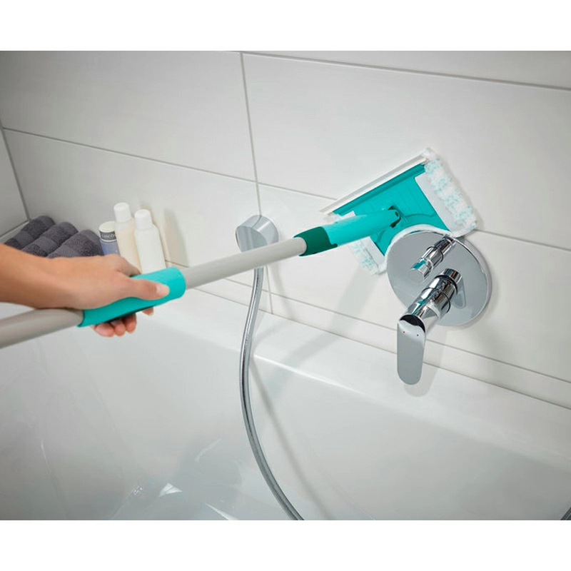 2 Швабра с телескопической ручкой Leifheit Bath cleaner micro duo фото 2