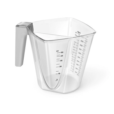 Кружка мерная Ambient Omni, цвет светло-серый