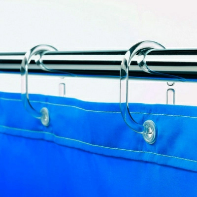 1 Кольца для штор Spirella C-minor, 12шт, цвет прозрачный