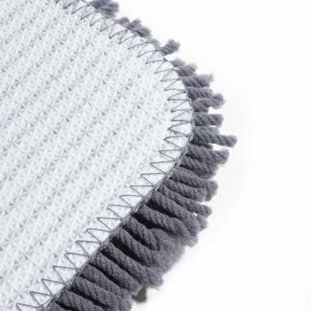 6 Коврик для туалета Spirella Highland 55х55см, серый фото 7