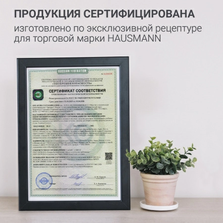 Чистящее средство для кухни Hausmann Антижир 500мл фото 10