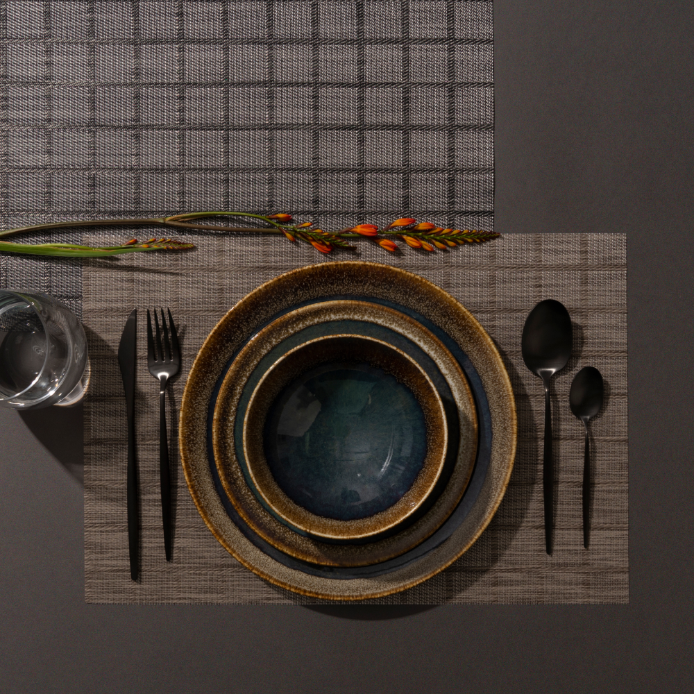 Салфетка сервировочная Zapel Symmetry brown check фото 5