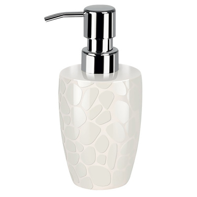 Дозатор для жидкого мыла Spirella Darwin Pebble, белый